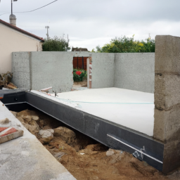 Agrandissement terrasse pour jardin suspendu Albertville